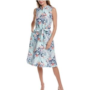 Tommy Bahama Hideaway Bay 100% Linen Shirt Dress
